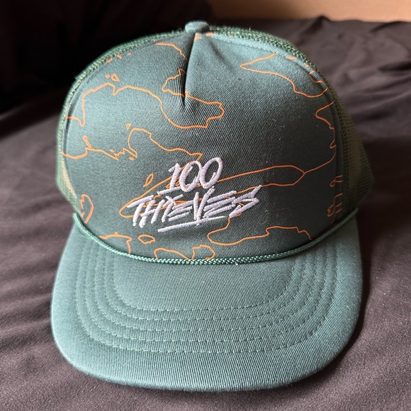 100 Thieves Green Cap - Picture 1 of 9